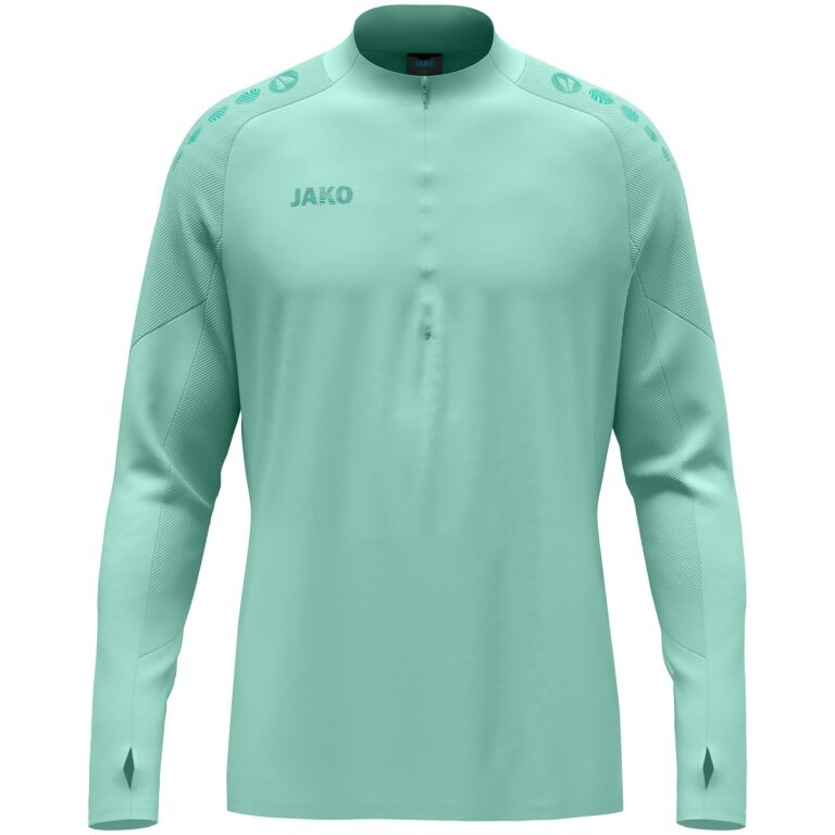JAKO Long Sleeve Shirt Ziptop Light Flow (Keep Dry, maximum freedom of movement) mint green children