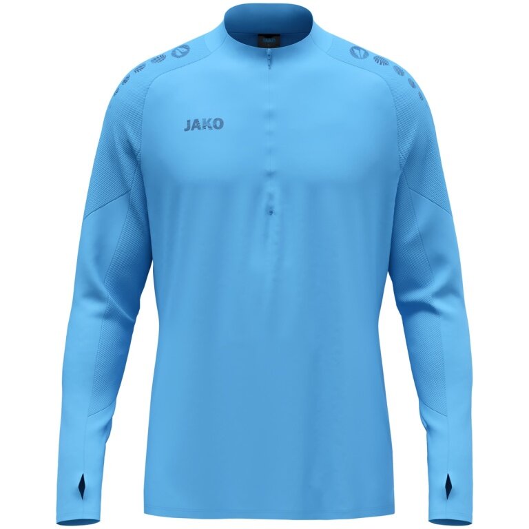 JAKO Long Sleeve Shirt Ziptop Light Flow (Keep Dry, maximum freedom of movement) sky blue Children