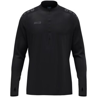 JAKO Long Sleeve Shirt Ziptop Light Flow (Keep Dry, maximum freedom of movement) black children