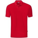 JAKO Leisure Polo Organic Pique (Organic Cotton, 200g/m2) red Boys