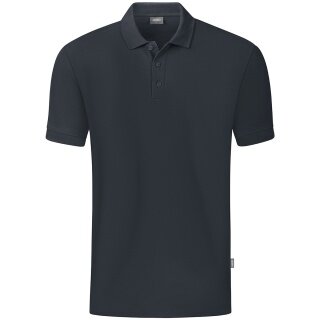 JAKO Leisure Polo Organic Pique (Organic Cotton, 200g/m2) anthracite/grey Boys