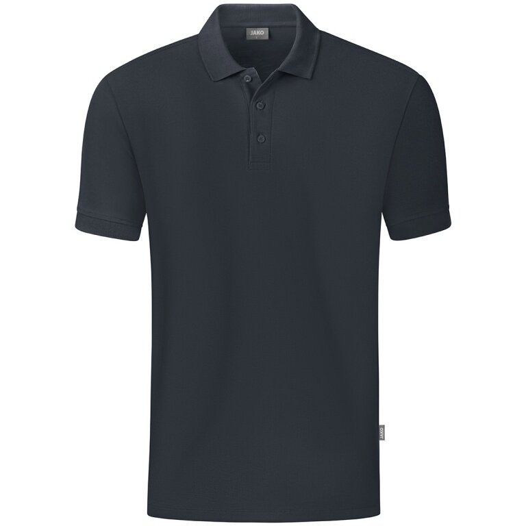 JAKO Leisure Polo Organic Pique (Organic Cotton, 200g/m2) anthracite/grey Boys