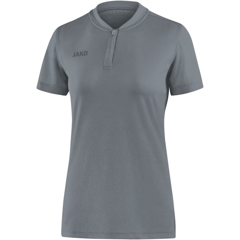 JAKO Sport Polo Prestige (100% Polyester Jacquard) dark grey Women