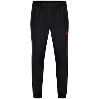 JAKO Training Pants (Polyester Pants) Challenge (100% Polyester) long black/red Boys
