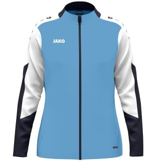 JAKO Polyester Jacket Dynamic (100% recycled Polyester) sky blue/white/navy blue ladies