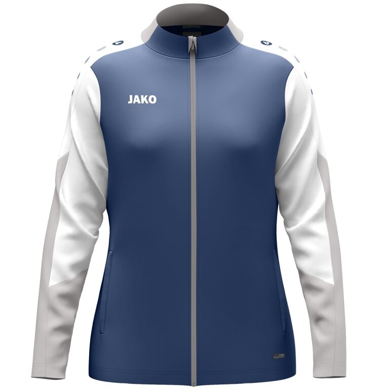 JAKO Polyester Jacket Dynamic (100% recycled Polyester) midnight blue/white/light grey Ladies