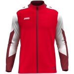 JAKO Polyester Jacket Dynamic (100% recycled Polyester) red/white/dark red Children