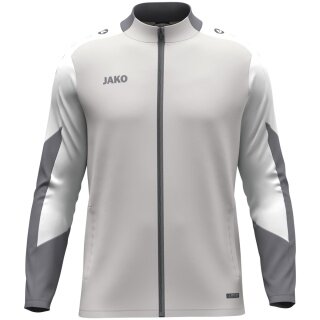 JAKO Polyester Jacket Dynamic (100% recycled Polyester) light grey/white/grey Men's