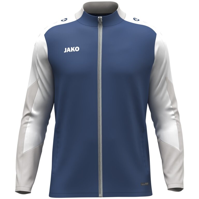 JAKO Polyester Jacket Dynamic (100% recycled Polyester) midnight blue/white/light grey Children