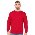JAKO Long Sleeve Sweat Organic (Leisure, Organic Cotton) red Men