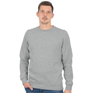 JAKO Long Sleeve Sweat Organic (Leisure, Organic Cotton) Light Grey Men
