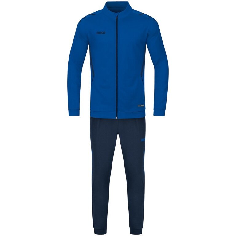 JAKO Training Suit Polyester Challenge (Jacket and Trousers) royal/dark blue Boys