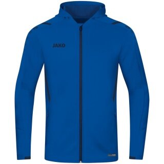 JAKO Training Jacket Challenge with Hood Royal Blue Boys
