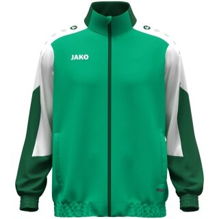 JAKO Training Jacket (Web Jacket) Dynamic - Stretch Micro Twill - green/white/dark green Men's