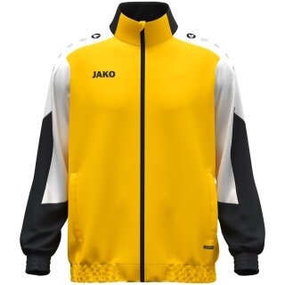 JAKO Training Jacket (Web Jacket) Dynamic - Stretch Micro Twill - Yellow/White/Black Men's