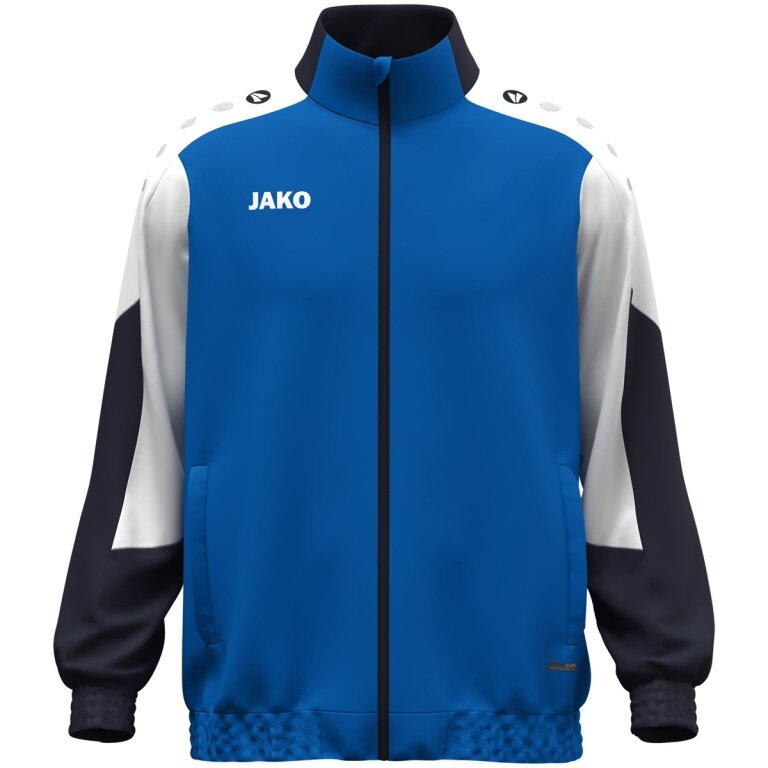 JAKO Training Jacket (Web Jacket) Dynamic - Stretch Micro Twill - royal blue/white/navy blue Men's
