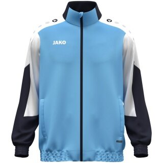 JAKO Training Jacket (Web Jacket) Dynamic - Stretch Micro Twill - Sky Blue/White/Navy Blue Men's