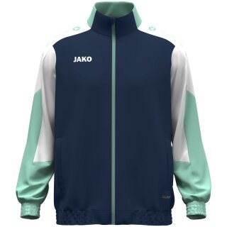 JAKO Training Jacket (Web Jacket) Dynamic - Stretch Micro Twill - navy blue/white/mint green Men's