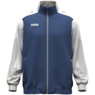 JAKO Training Jacket (Web Jacket) Dynamic - Stretch Micro Twill - midnight blue/white/light grey Men's