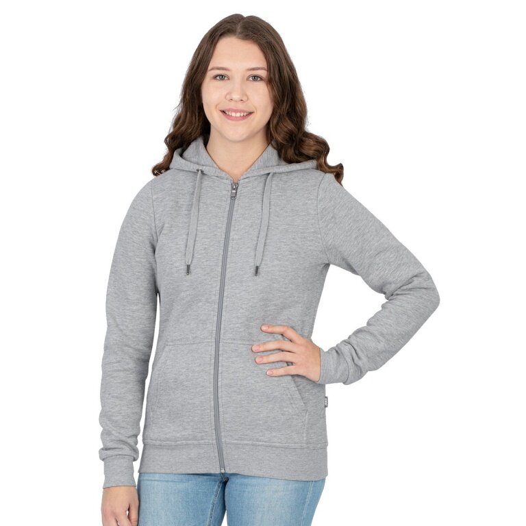 JAKO Hooded Jacket Organic (Organic Cotton) Light Grey Women
