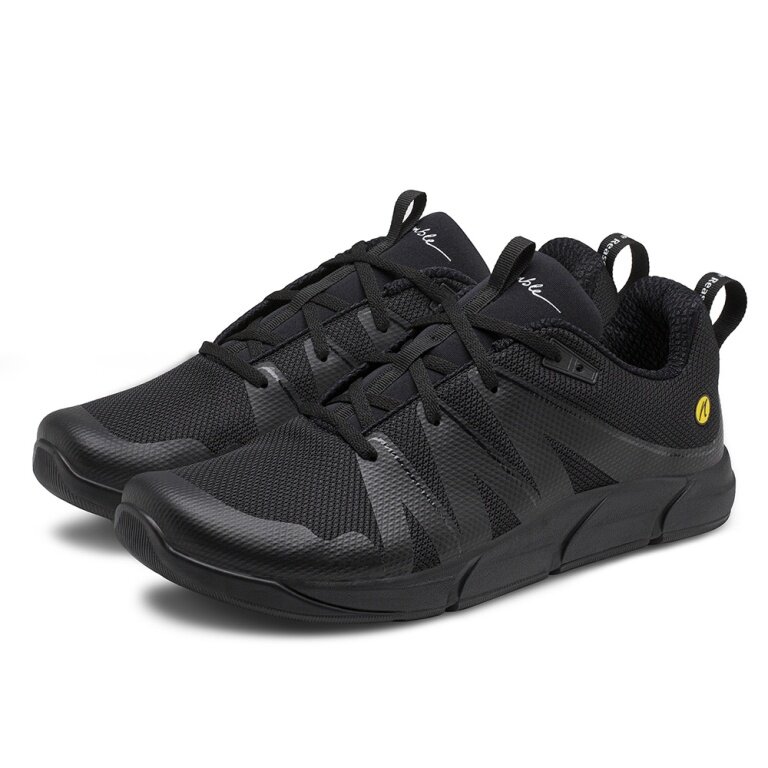 Joe Nimble Minimal Running Shoes Addict (Zero Drop, Wide Toe Box) Black Men's