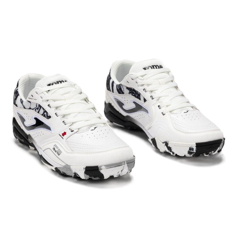 Joma football boots Reacrive 2502 TF (for artificial grass, hard and clay courts) white/black men's