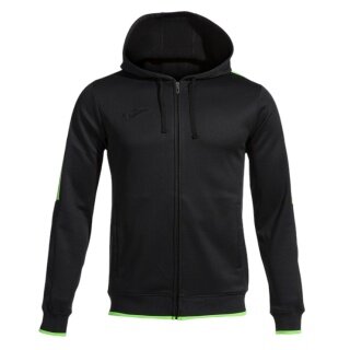 Joma Hooded Jacket Olimpiada Full-Zip (Fleece Lining) black/green Men's