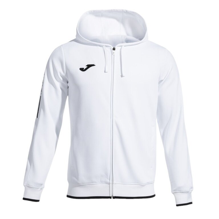 Joma Hooded Jacket Olimpiada Full-Zip (Fleece Lining) white Men's
