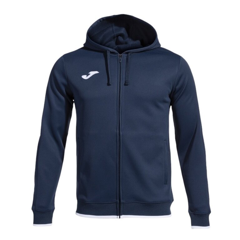 Joma Hooded Jacket Olimpiada Full-Zip (Fleece Lining) navy blue Men's
