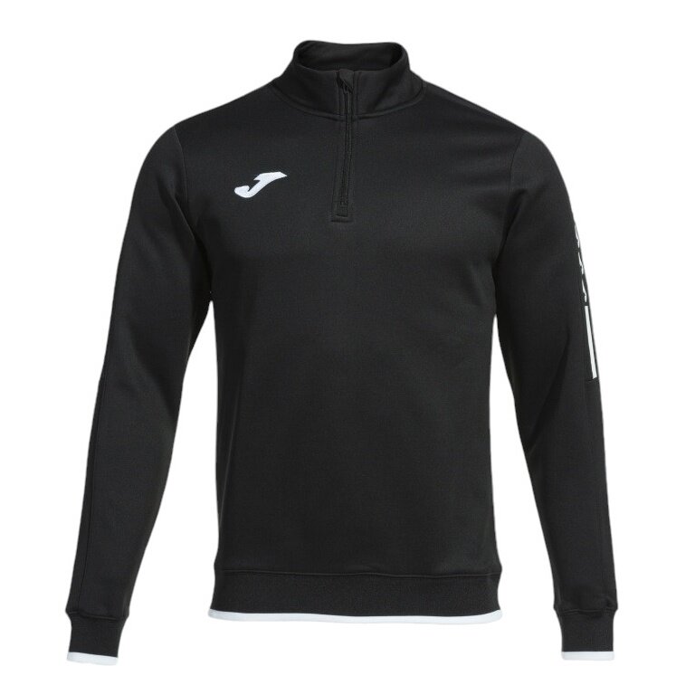 Joma Pullover Olimpiada Sweatshirt (Half-Zip, 100% Polyester) black Men's
