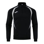 Joma Long Sleeve Championship 20 Sweatshirt (1/4 Zip, comfortable, recycled Polyester) black/grey Men's