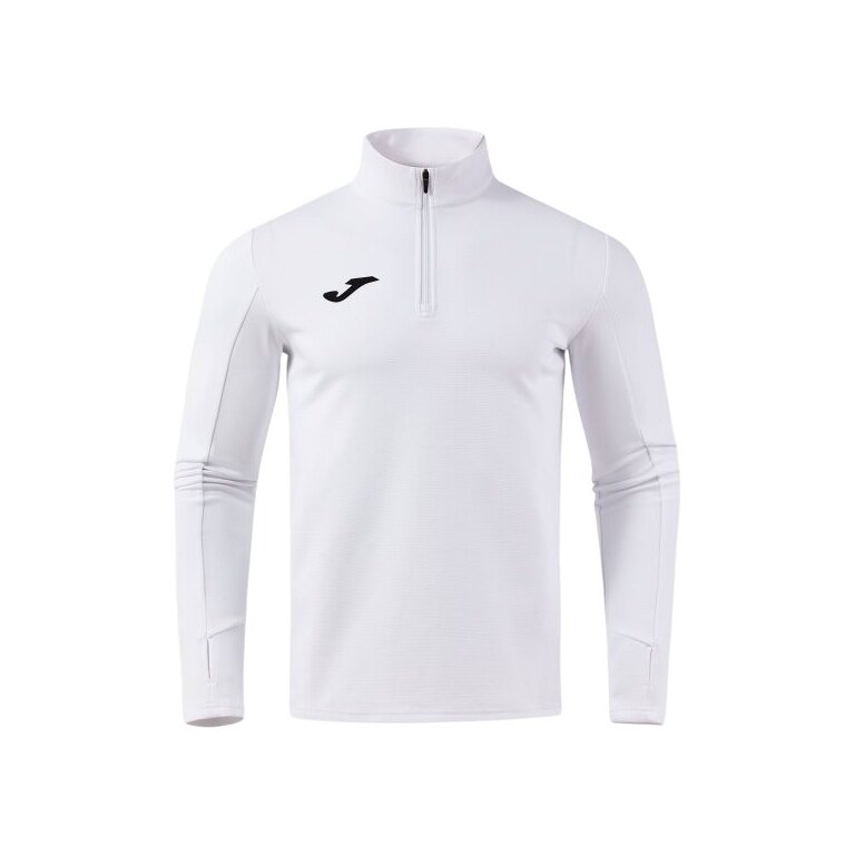 Joma Running Long Sleeve Shirt Combi Pro (Sweatshirt, Half-Zip) white Men's