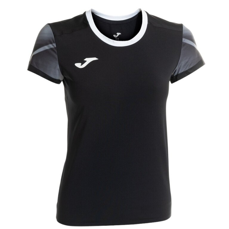 Joma Elite XI Running Shirt (quick-drying, breathable) black/anthracite grey Ladies