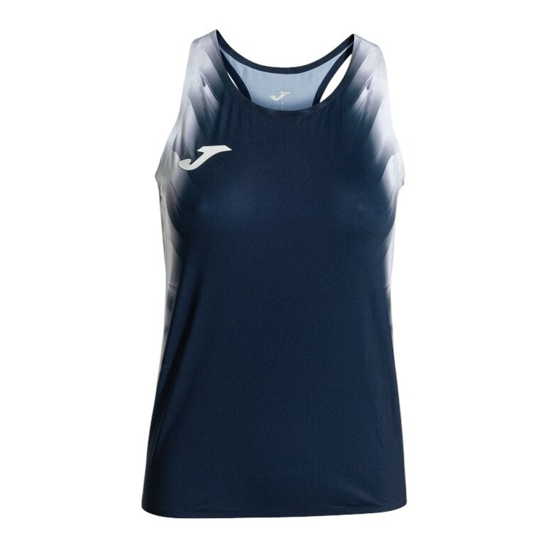 Joma Running Tank Top Elite XI (sleeveless) navy blue/white Ladies