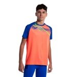 Joma Elite X Running Shirt (optimal freedom of movement, lightweight) coral red/royal blue men's
