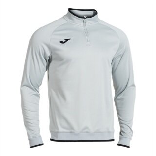 Joma Pullover Combi Premium Sweatshirt (Half-Zip, Stand-Up Collar) light grey Men's
