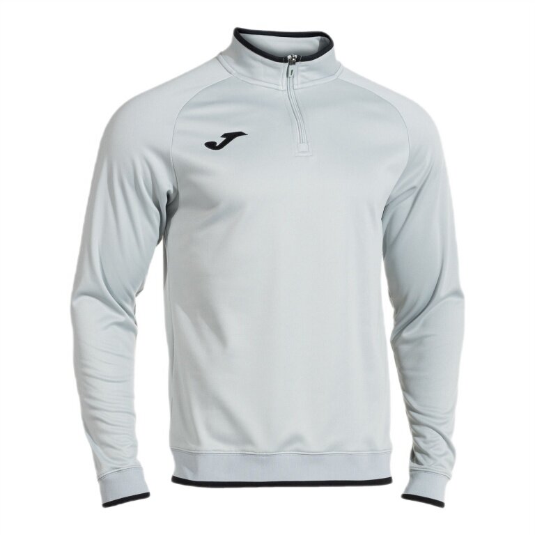 Joma Pullover Combi Premium Sweatshirt (Half-Zip, Stand-Up Collar) light grey Men's