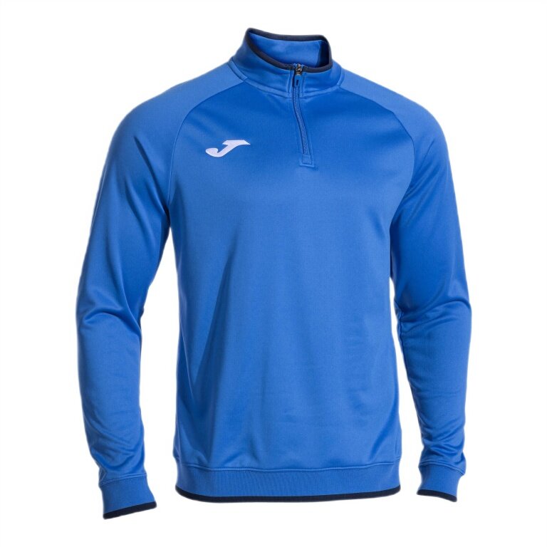 Joma Pullover Combi Premium Sweatshirt (Half-Zip, Stand-up Collar) royal blue Men's