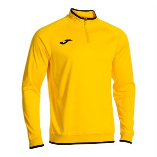 Joma Pullover Combi Premium Sweatshirt (Half-Zip, Stand Collar) yellow/black men's