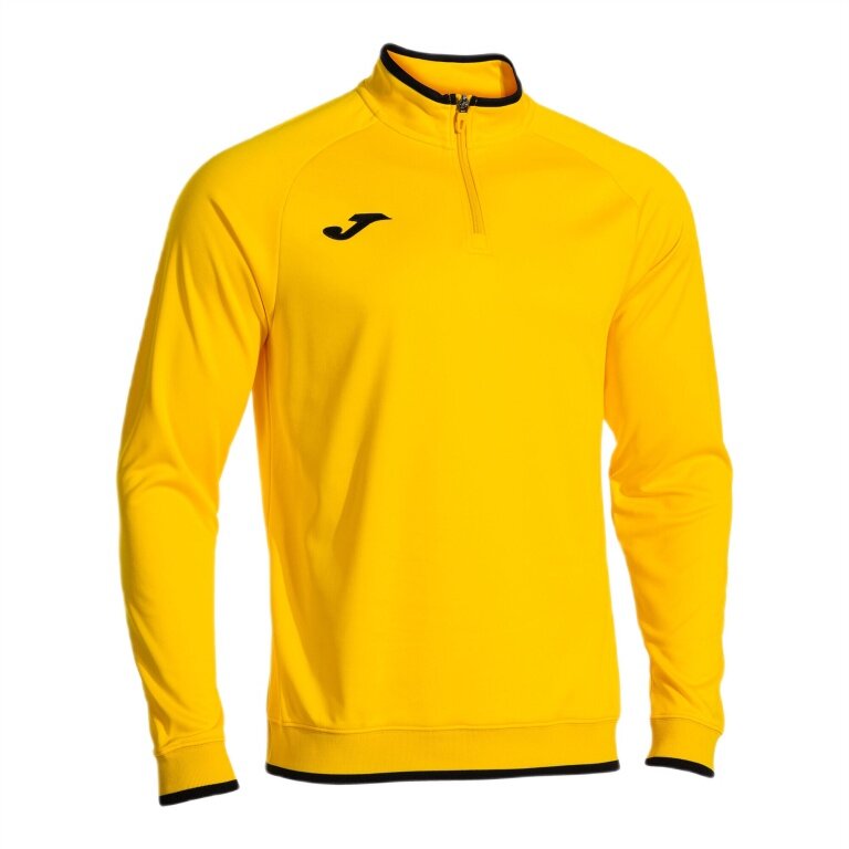 Joma Pullover Combi Premium Sweatshirt (Half-Zip, Stand Collar) yellow/black men's