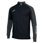 Joma Pullover Eco Championship Sweatshirt (Half-Zip, high wearing comfort) black/anthracite grey men's