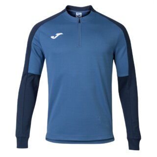 Joma Pullover Eco Championship Sweatshirt (Half-Zip, high wearing comfort) blue/navy blue men's