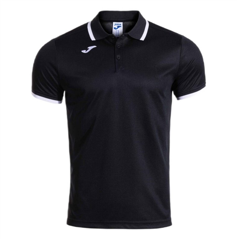 Joma Sport Polo Combi Premium (comfortable fit, breathable) black/white men's