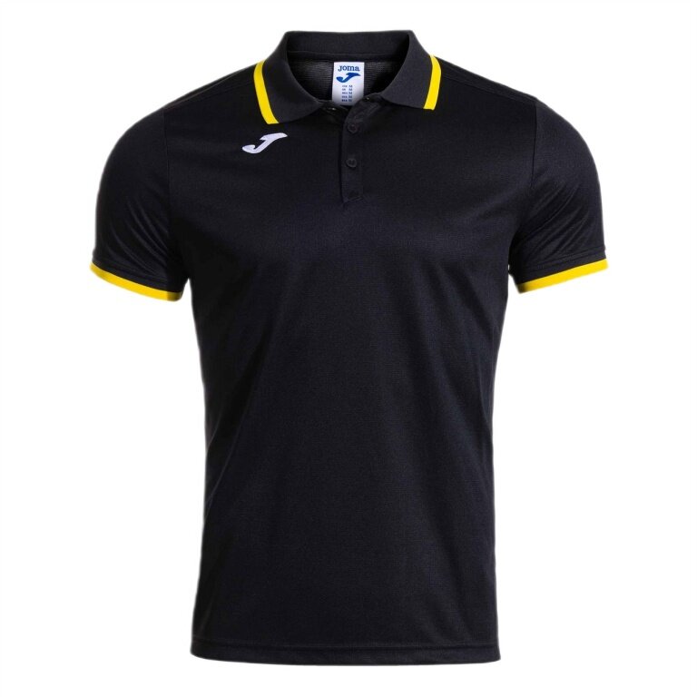 Joma Sport Polo Combi Premium (comfortable fit, breathable) black/yellow men's