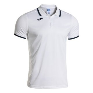 Joma Sport Polo Combi Premium (comfortable fit, breathable) white/navy men's