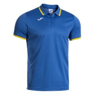 Joma Sport Polo Combi Premium (comfortable fit, breathable) royal blue/yellow men's