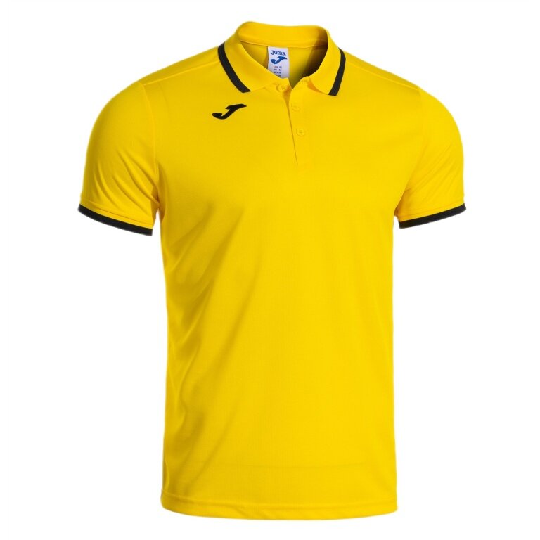 Joma Sport Polo Combi Premium (comfortable fit, breathable) yellow/black men's