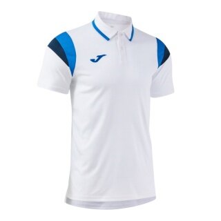 Joma Sport Polo Terra (light, breathable) white/royal blue men's