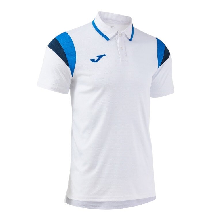 Joma Sport Polo Terra (light, breathable) white/royal blue men's