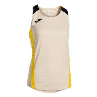 Joma Sport Tank Top Montreal (100% Polyester) beige/yellow ladies